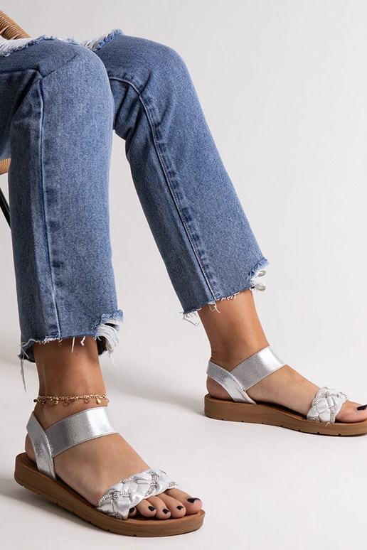 Black sandals on a block heel Millo