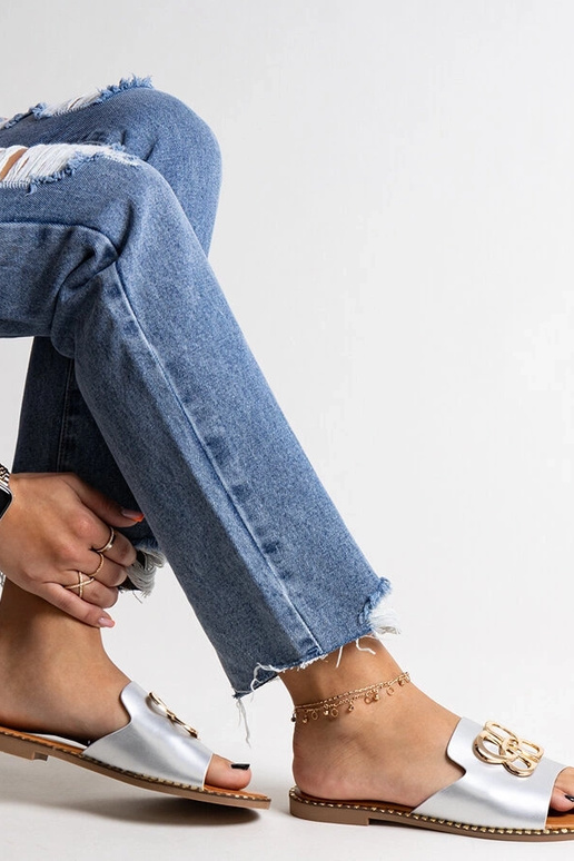 Black sandals on a block heel Millo