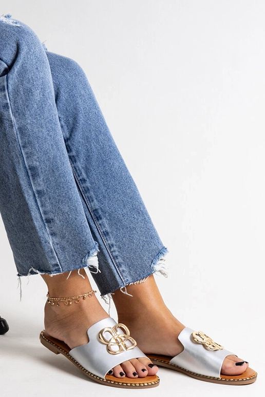 Black sandals on a block heel Millo