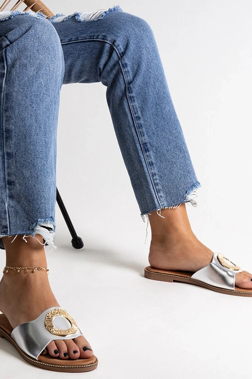 Black sandals on a block heel Millo