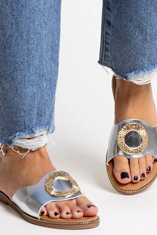 Black sandals on a block heel Millo