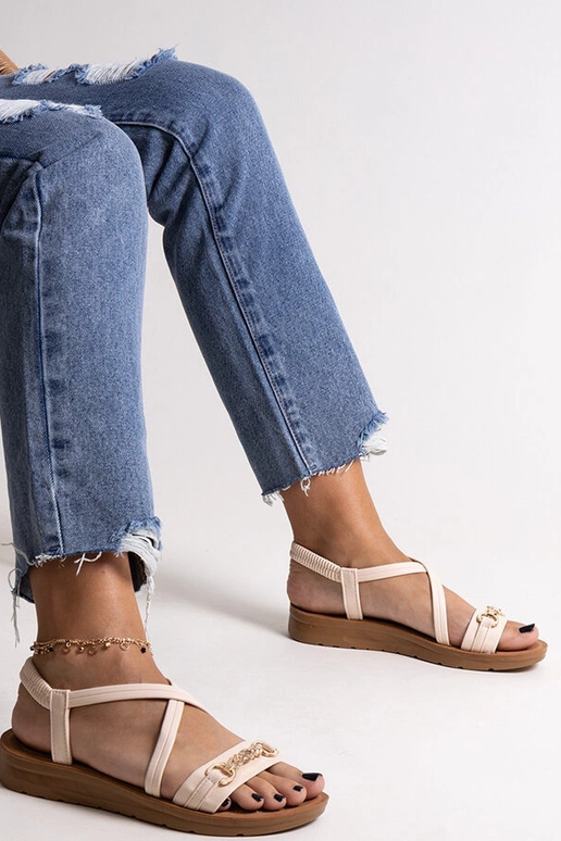 Black sandals on a block heel Millo