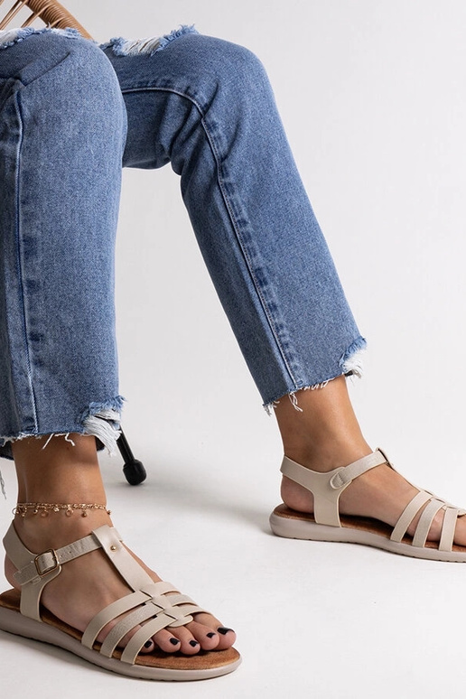 Black sandals on a block heel Millo