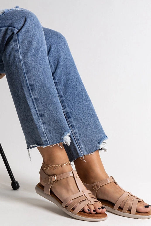 Black sandals on a block heel Millo