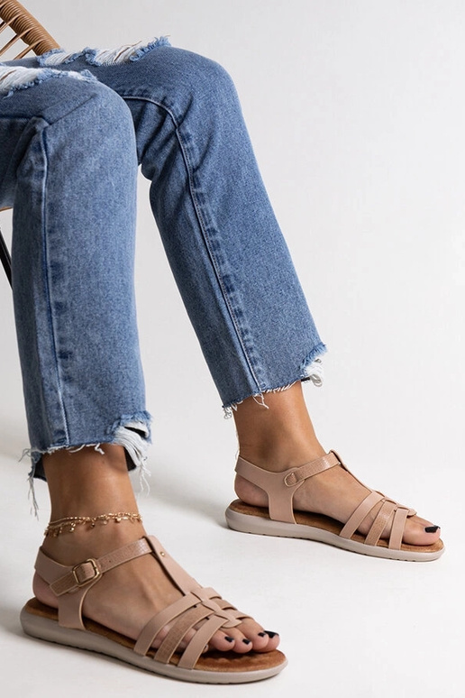 Black sandals on a block heel Millo