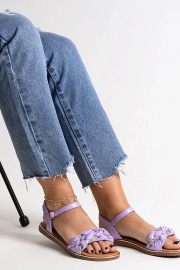 Black sandals on a block heel Millo 2