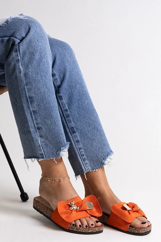 Black slippers with fur insulated Valle