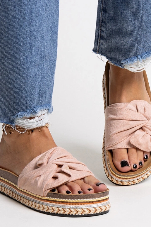 Black sandals on a block heel Millo