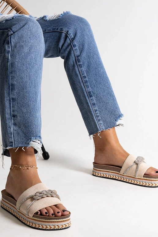 Black sandals on a block heel Millo