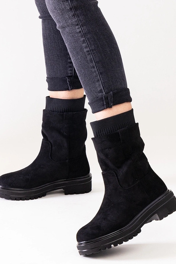 Black Kanga women's snow boots