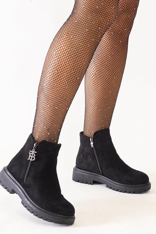 Black Kanga women's snow boots