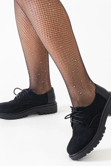 Czarne casualowe sznurowane... 2