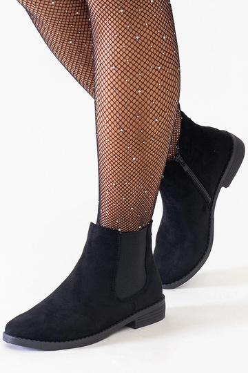 Czarne klasyczne botki z... 2