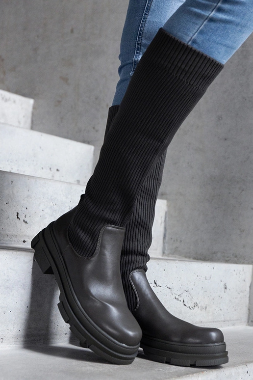 Black insulated boots Castro Black insulated boots Castro