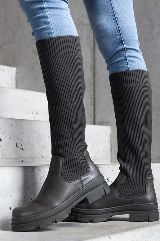 Black insulated boots Castro Black insulated boots Castro