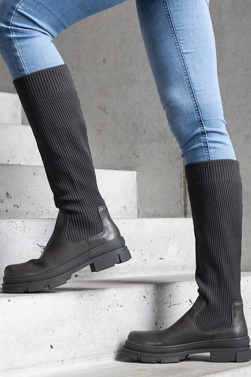 Black insulated boots Castro Black insulated boots Castro