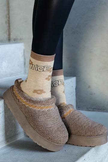 Brązowe śniegowce na... 2