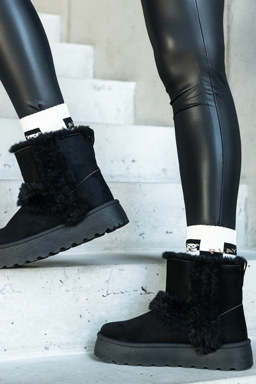 Navy-blue snowboots Emmie