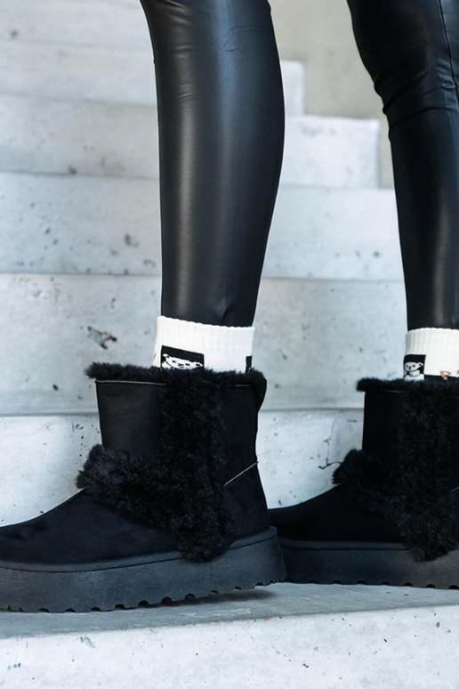 Navy-blue snowboots Emmie