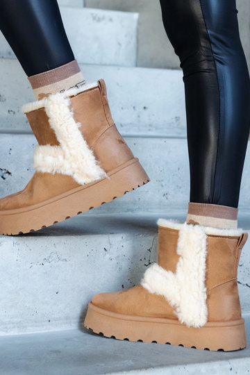 Navy-blue snowboots Emmie