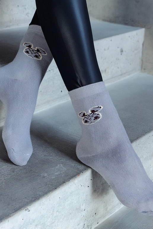 Szare ciepłe skarpetki Sella Szare ciepłe skarpetki Sella