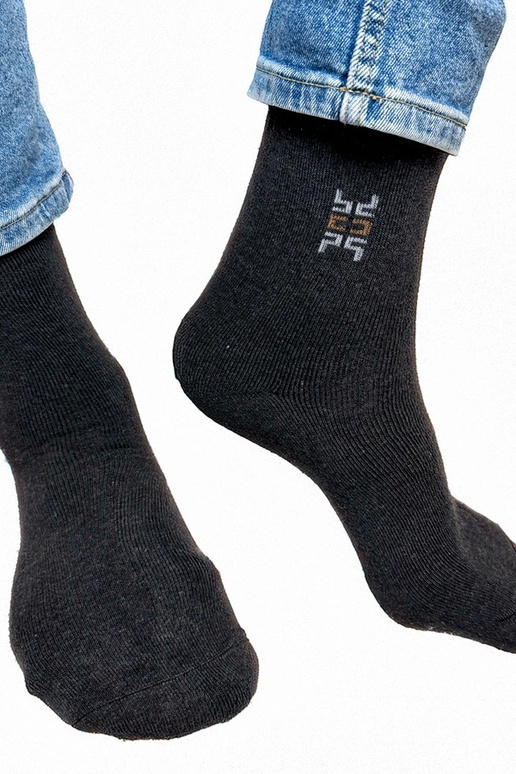 Ciemnoszare męskie ciepłe skarpetki...