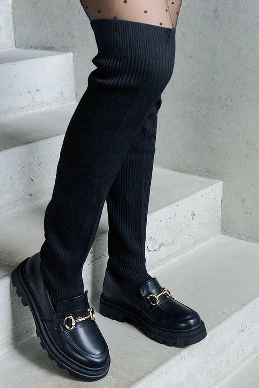 Czarne kozaki z elastyczną cholewką... Czarne kozaki z elastyczną cholewką...