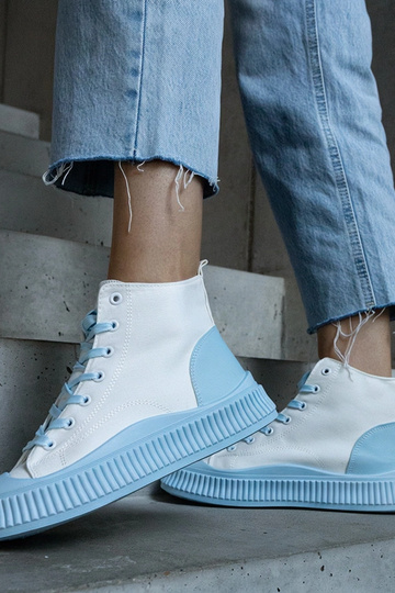 Navy blue Rivas women's sneakers