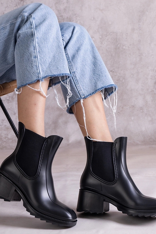 Black high boots Ninfa