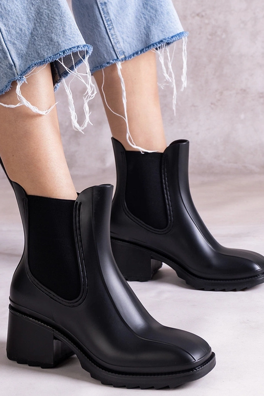 Black high boots Ninfa