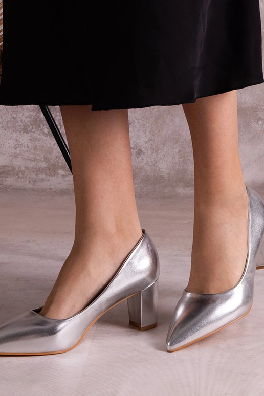 Silver pumps CowGirl