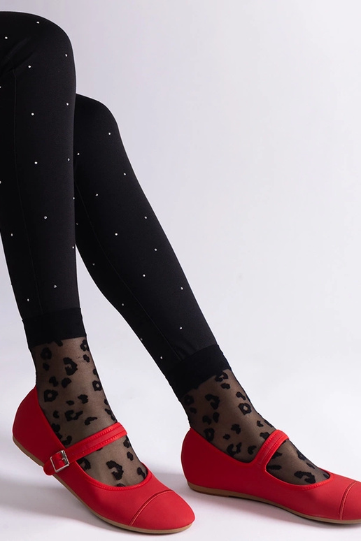 Czerwone balerinki o matowym... Czerwone balerinki o matowym...