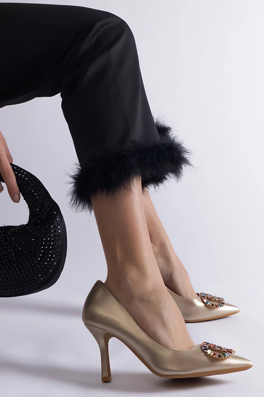 Orange neon Lorine stiletto pumps