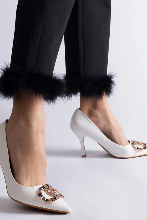 Orange neon Lorine stiletto pumps