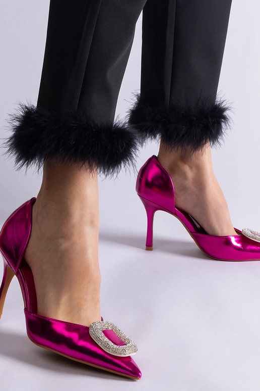 Orange neon Lorine stiletto pumps