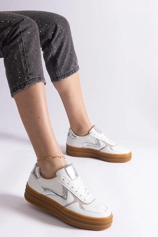 White trainers Justar
