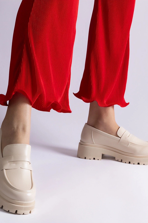 Silver loafers Ilana