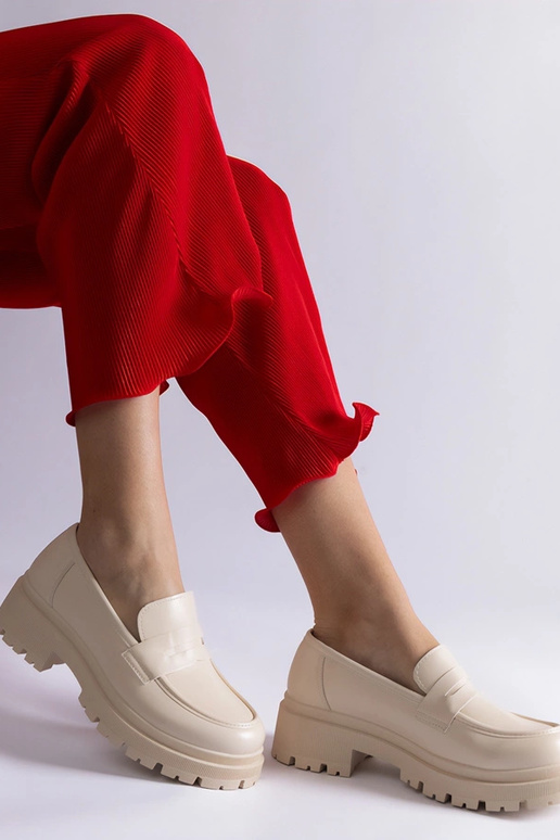 Silver loafers Ilana