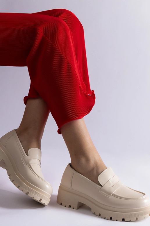 Silver loafers Ilana