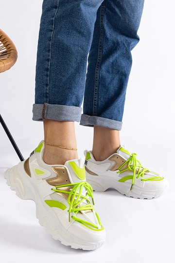 Białe sneakersy sportowe Sulamita 2
