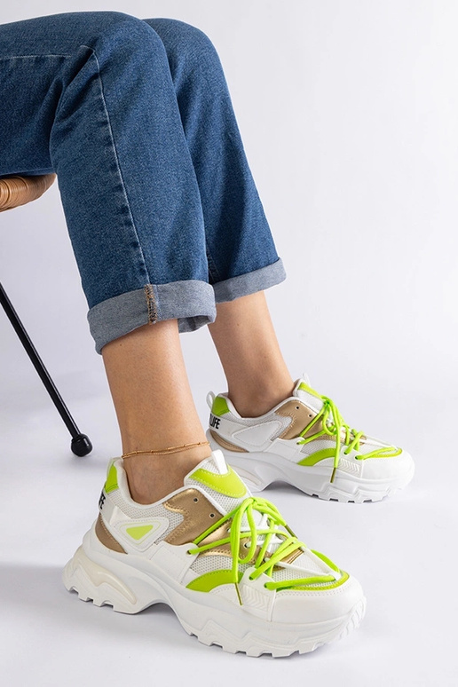 Białe sneakersy sportowe Sulamita