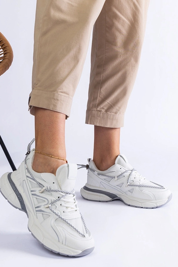 Białe damskie sneakersy na masywnej podeszwie Colunga 2