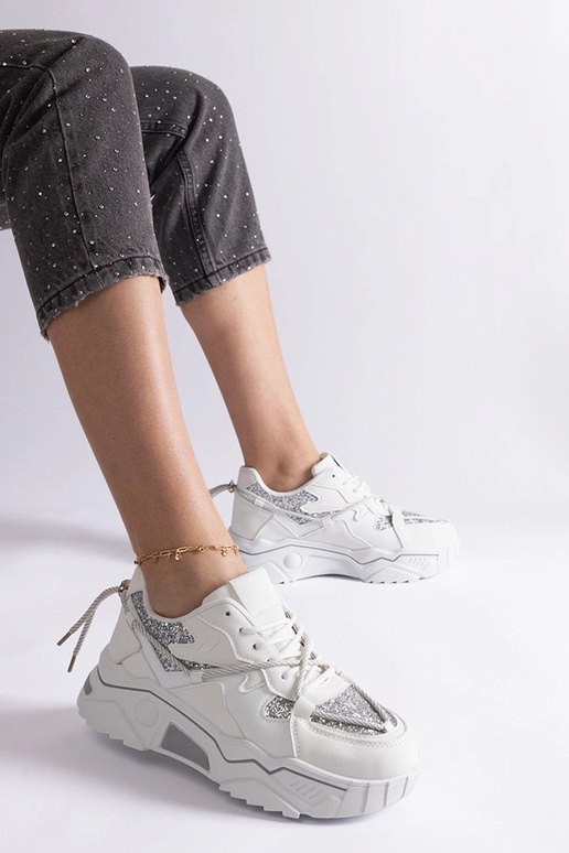 White trainers Justar