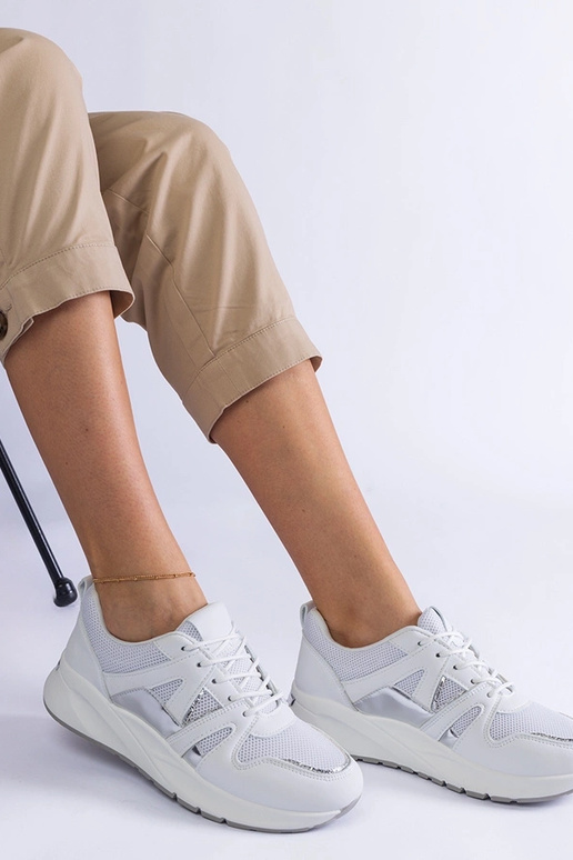 White trainers Justar