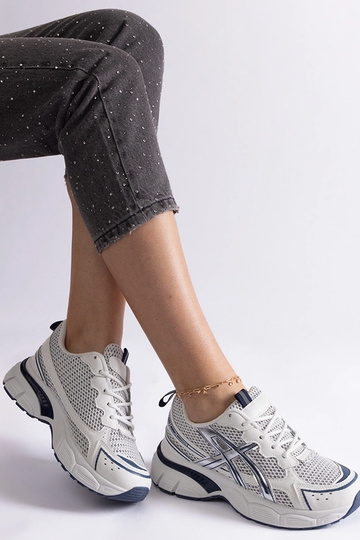 Niebieskie sportowe sneakersy damskie Ondina 2