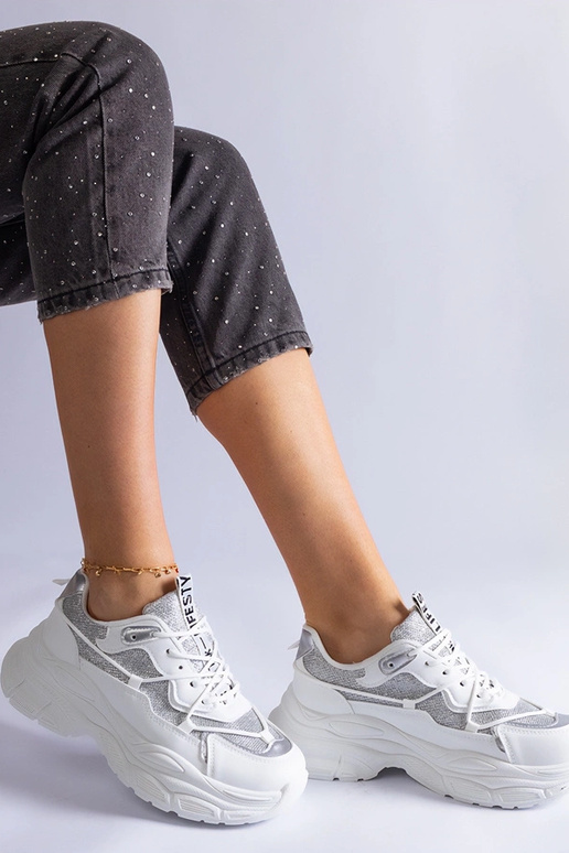 White trainers Justar