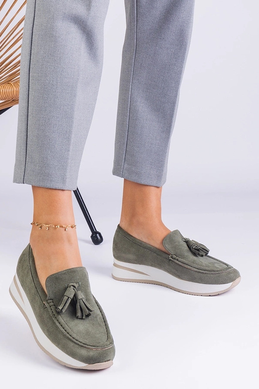 Silver loafers Ilana