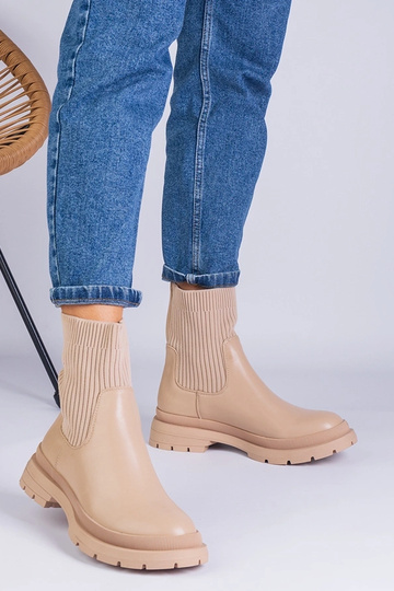 Black cowboy boots on the block heel Abigail 2