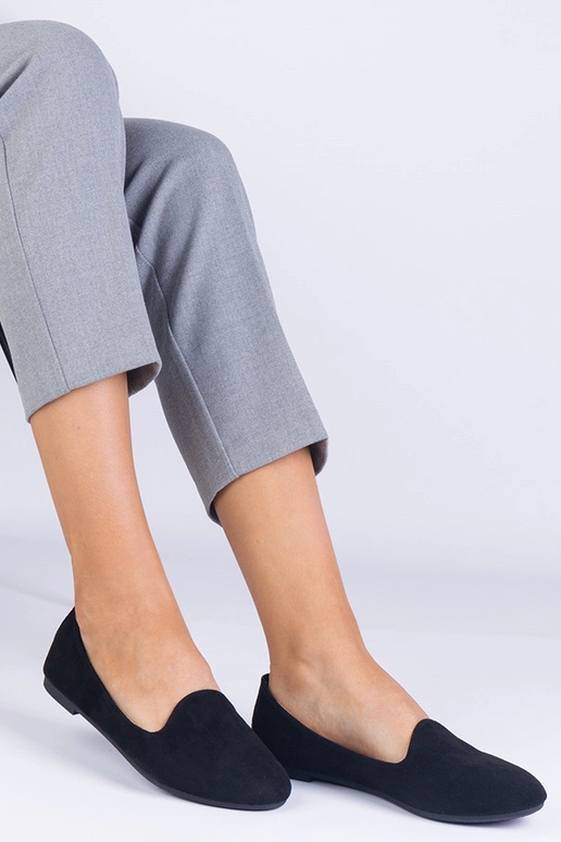 Czarne klasyczne balerinki z... Czarne klasyczne balerinki z...