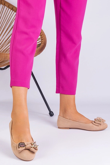 Beżowe balerinki damskie... 2